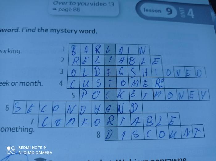 Put a good face on crossword