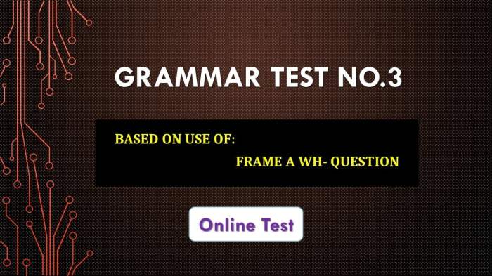 Core grammar post test answers